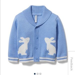Janie and Jack Baby Bunny Cardigan